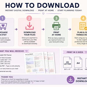 Work Day Planner | Work Day Organizer|Daily Work Schedule | Work Task Planner | Daily To Do List|Hourly Daily Planner |Productivity Planner