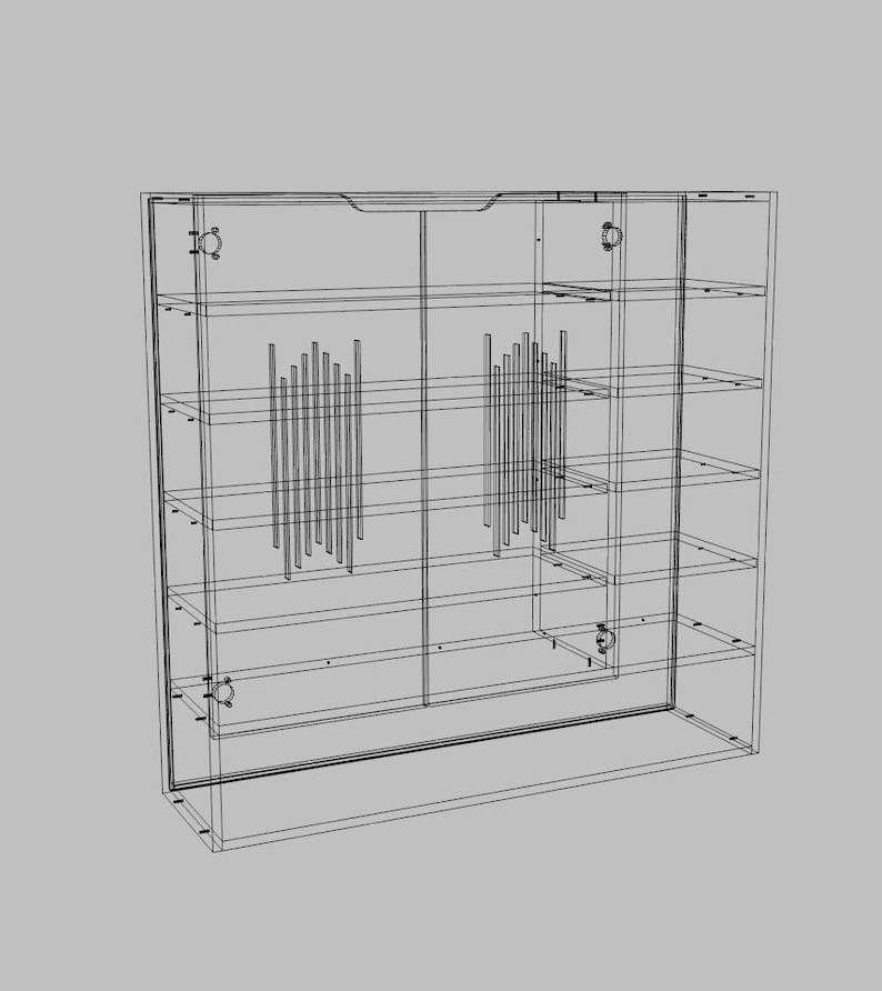 CNC Shoe Rack Files – DXF Parts + Nested Sheets, Polyboard PDF Report ...