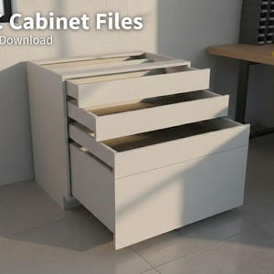 Bc w pull-out work surface3drw CNC files 600.600.870mm,  DXF files