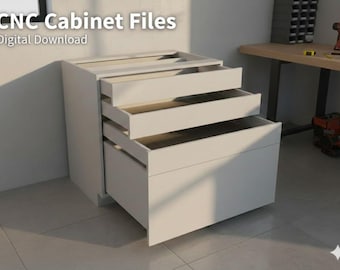 Bc w pull-out work surface3drw CNC files 600.600.870mm,  DXF files