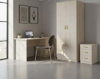 CNC files, DXF Files |  Router Templates, Home Office Furniture Set | Desk, Cabinet _ Drawer Units |