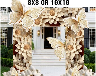 Friendsgiving Entry Sign | Editable Thanksgiving Canva Template | Digital Download | Party Decor Printable