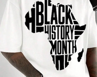 Black History Month Afrika kaart SVG PNG, DIY Craft-bestanden