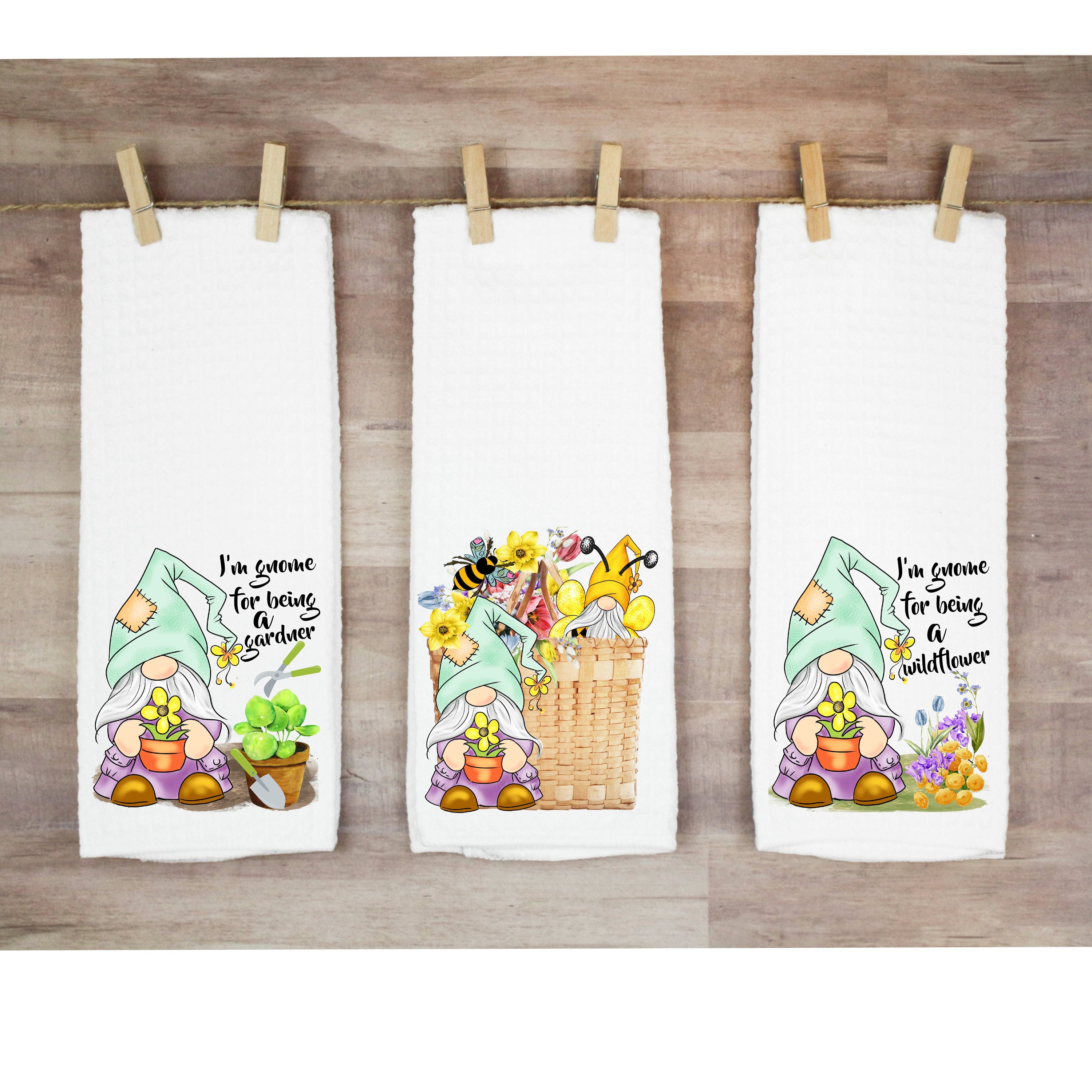 Kitchen Towels Cute Towels Bees Towels Personalized Towels Etsy
