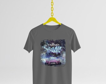 Camiseta Hoonipigasus Porsche 911 / Camiseta con gráfico de carreras grunge