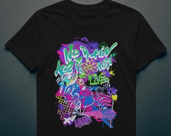 Camiseta "Sin lluvia, sin flores" – Camiseta gráfica inspiradora