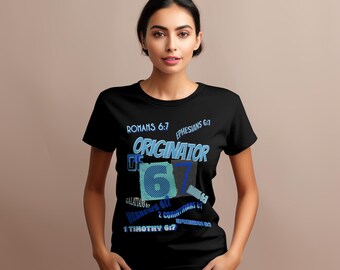 La colección original 6:7: camiseta gráfica cristiana DTG