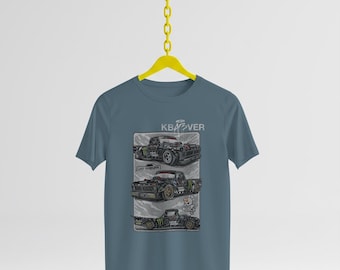 Camiseta de Ken Block de Hoonitruck / Camiseta de carreras para entusiastas de los coches