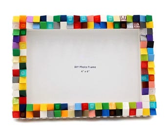 DIY Lego Compatible Frame | 4x6 Buildable Brick Photo Frame