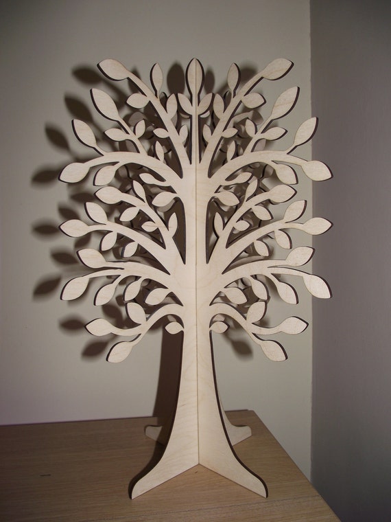 3D Slot Together Wooden Wishing Tree Etsy