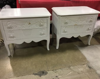 Nightstand White Etsy