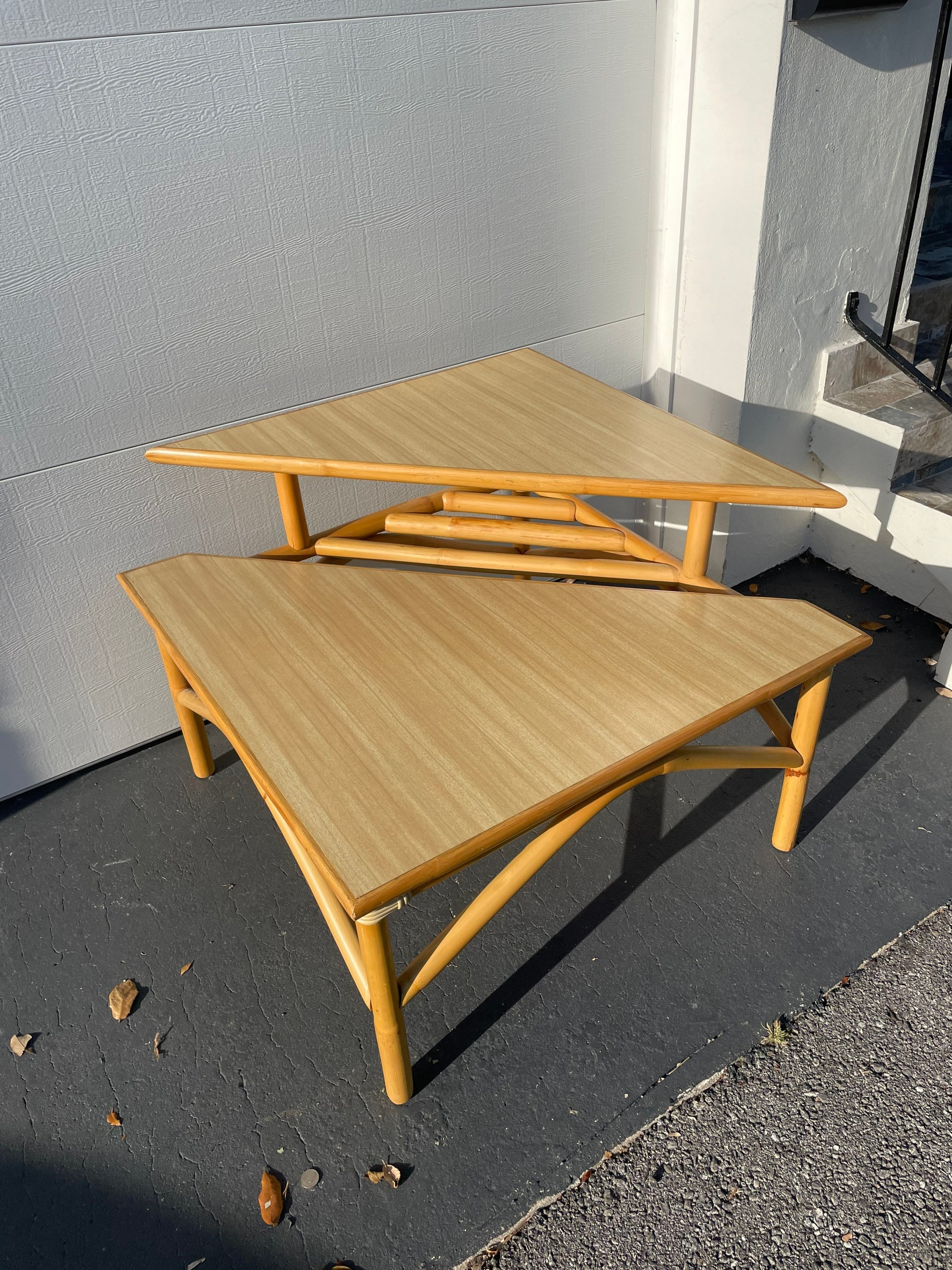 1950s Bamboo Table 