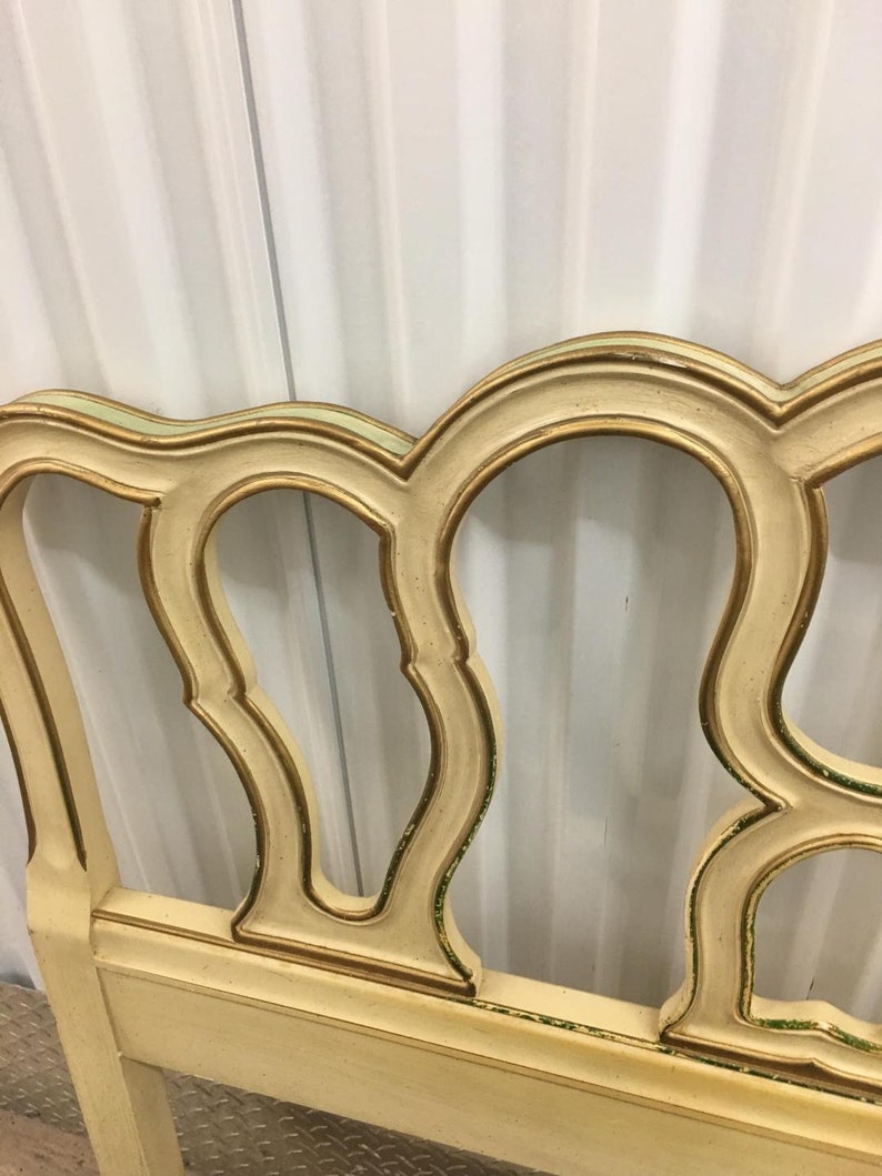 Pair of Solid Wood French Provincial Curved Headboards / Etsy