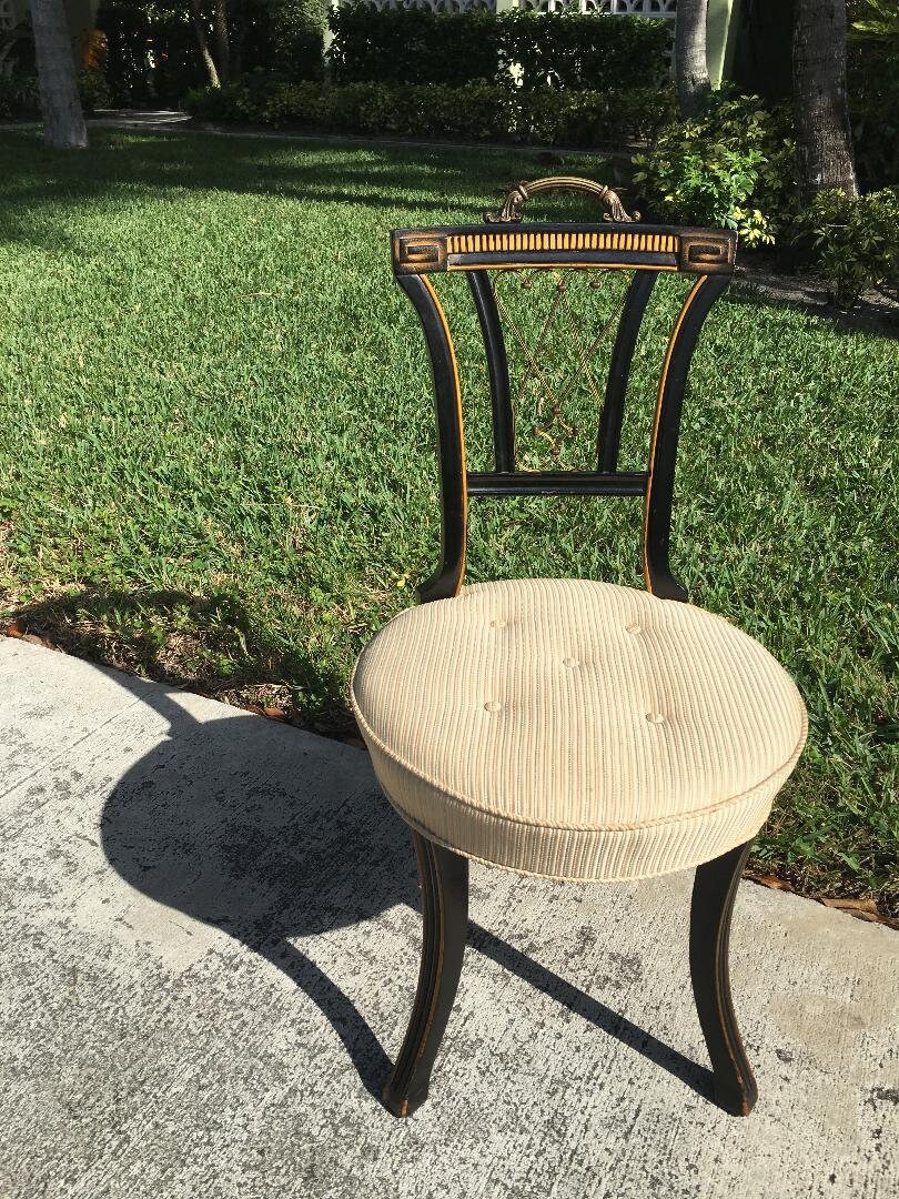 Rock The House Grosfeld House Greek Key Occasional Chair Etsy