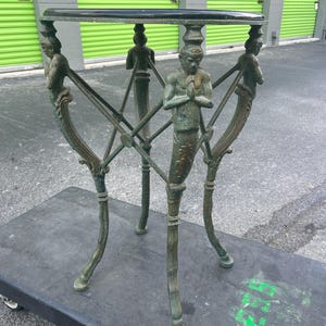 Verdigris Table Base Vintage Verdigris Figural Gueridon Table Occasional Table - Etsy