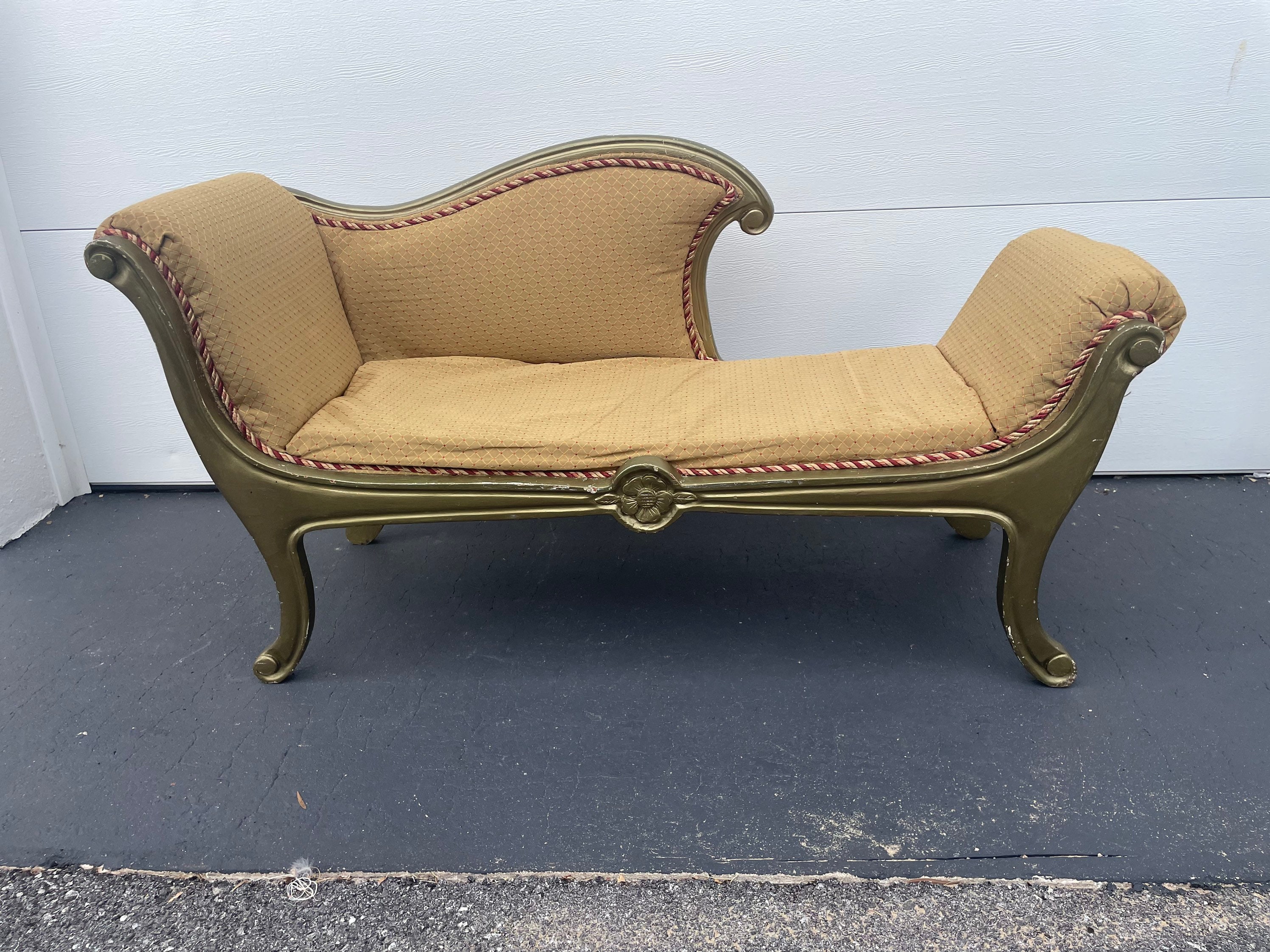 Antique fainting chair deals
