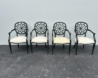 Pretty Pair of Vintage Spider Back Arm Chairs - Made in Italy. - Etsy