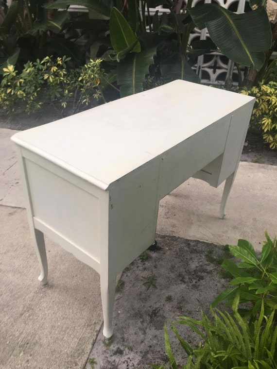 7 Drawer French Wood Desk Fabulous French Find Dovetailed Solid Wood Desk Mid Century