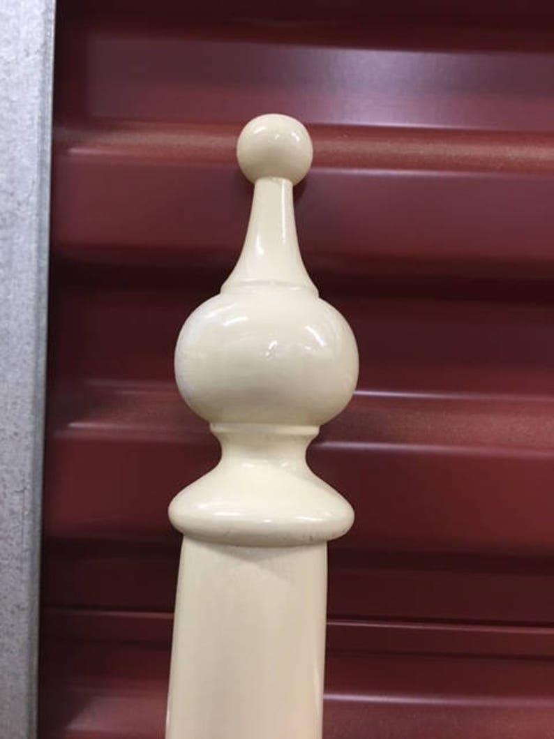 CHIPPENDALE FOR SALE Unique Multi Panel Chinese Chippendale King Headboard Decorative Finials High Posts Regency Decor