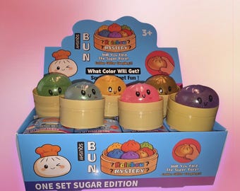 Mini juguete antiestrés viral Squishy / Edición Sugar Glitter / Regalo para aliviar el estrés / Juguete sensorial antiestrés / Juguete antiestrés de color misterioso / Juguete de escritorio