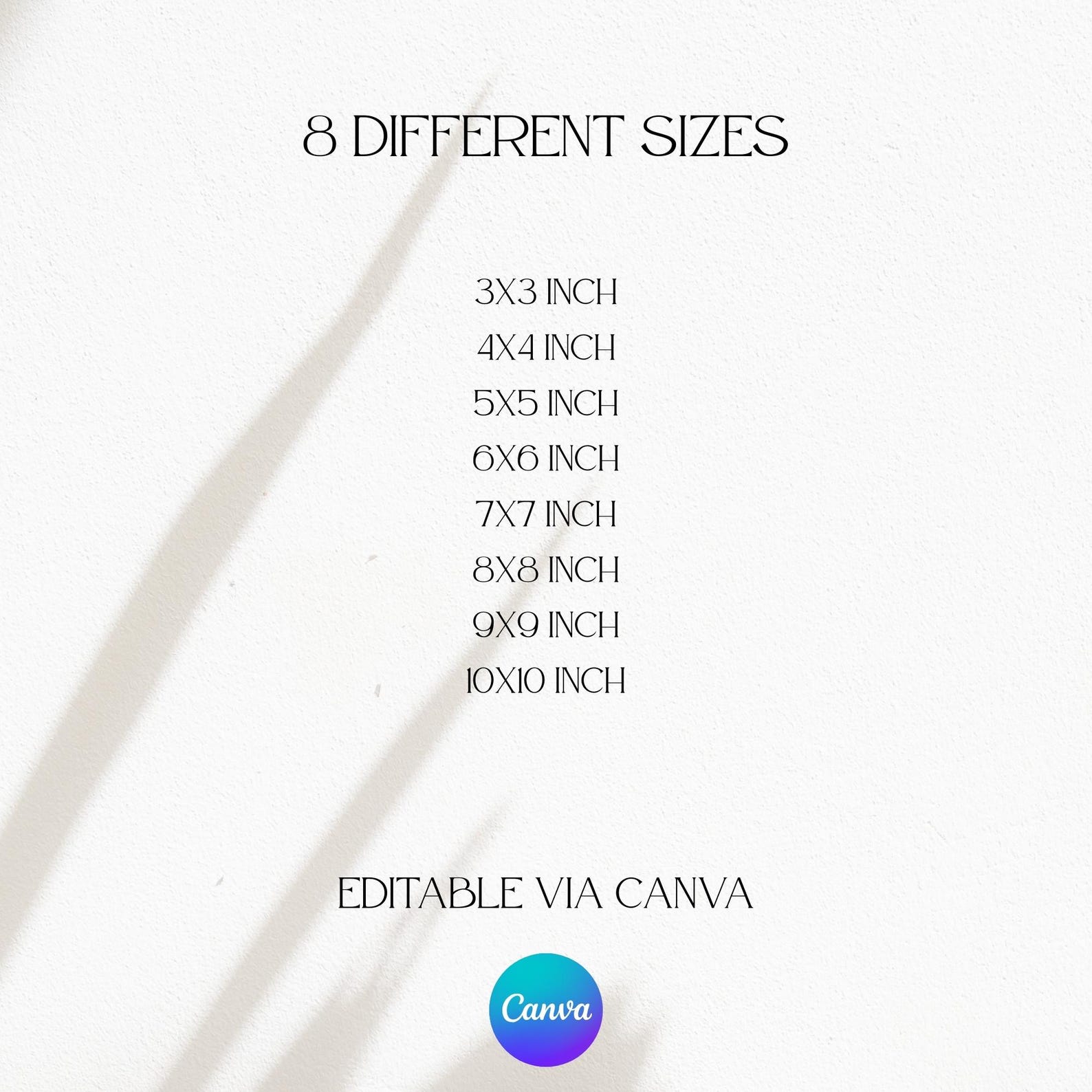 Editable 2026 Mini Calendar, Printable in Sizes From 3x3 to 10x10 ...
