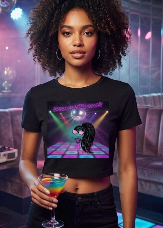 Festival Crop Top: Customizable Tie-Back Rave Shirt - Dance Ready