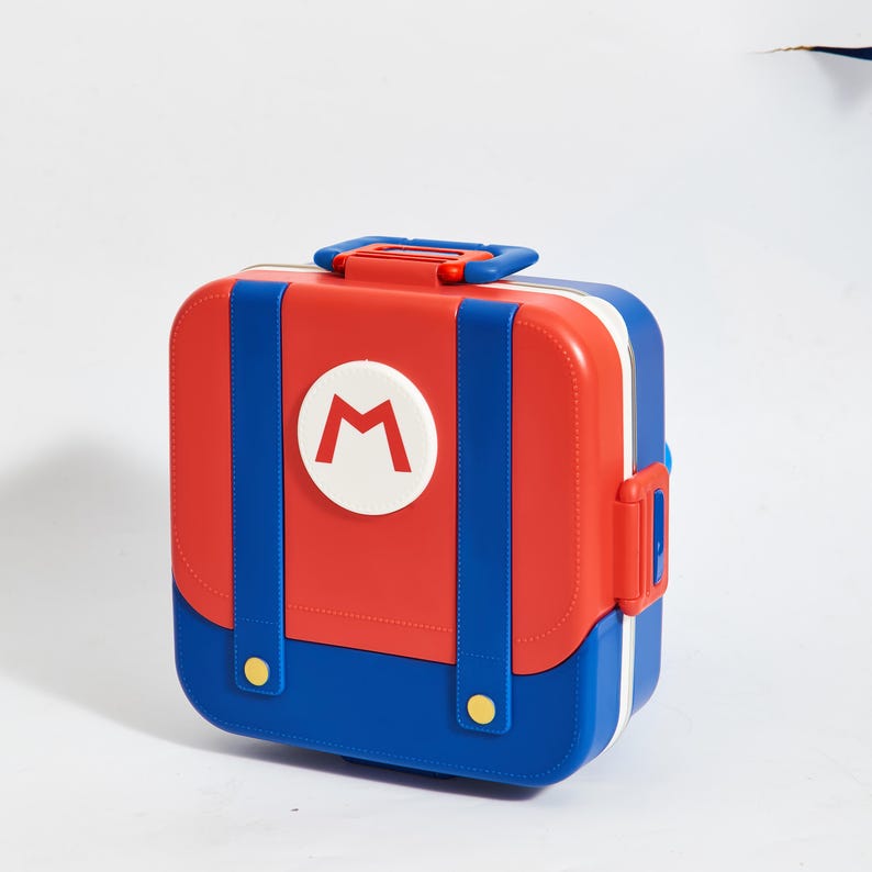 Kids Stainless Steel Bento "M" Lunch Box – Fun Character Design