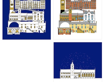 Dunblane Display & Dunblane Cathedral square cards