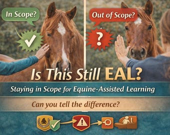 Is This Still EAL? Staying in Scope of Practice for Equine Professionals