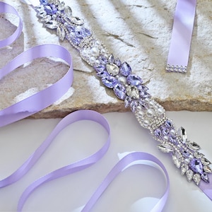 purple belts for dresses NicoBlu Cosima Sash Belt in Sunset Lavender
