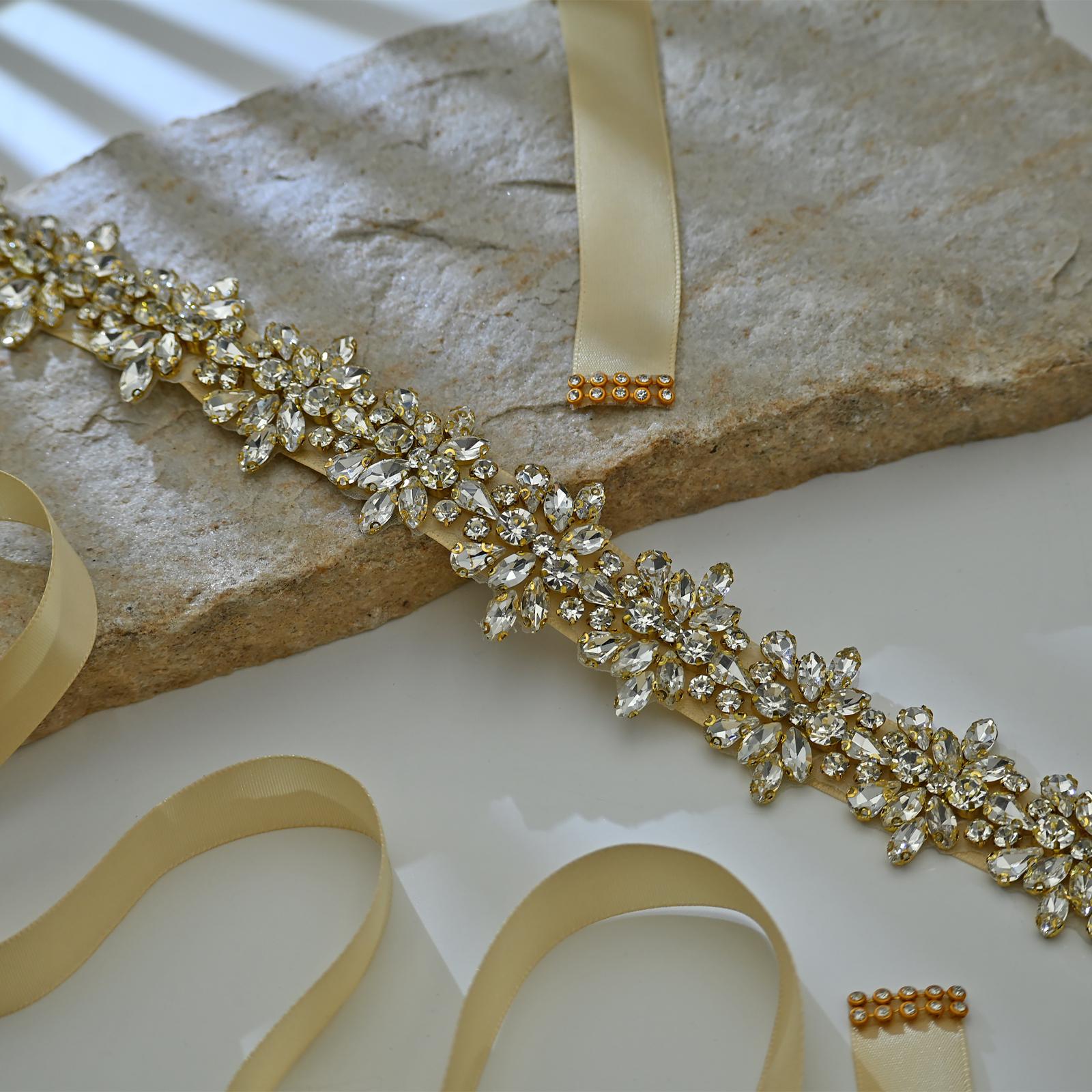 Rhinestone Belt for Dress - Etsy