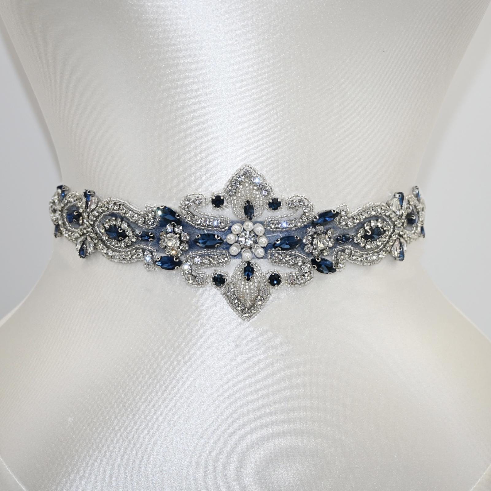 Rhinestone Wedding Belt - Etsy