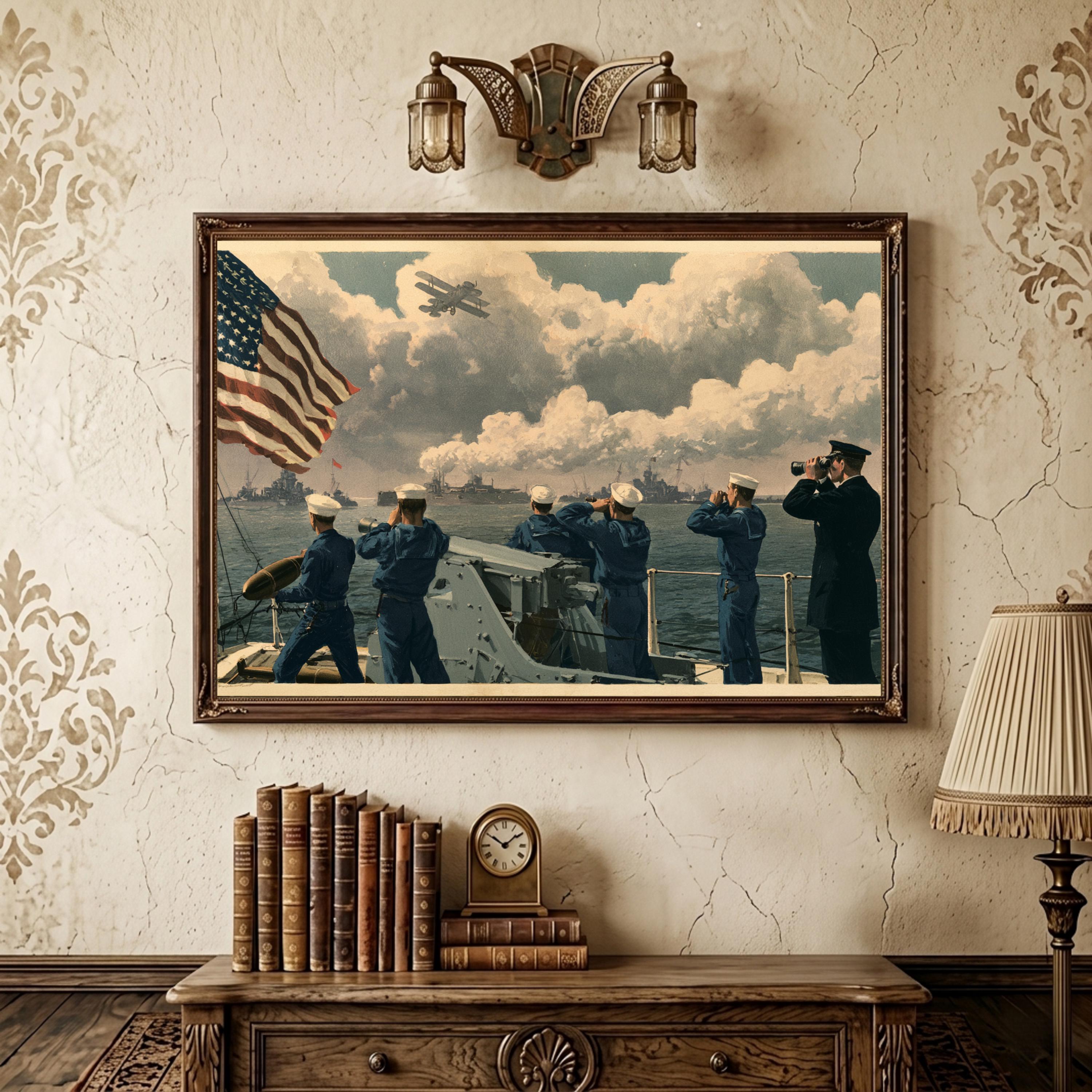 Us Navy Vintage Decor - Etsy