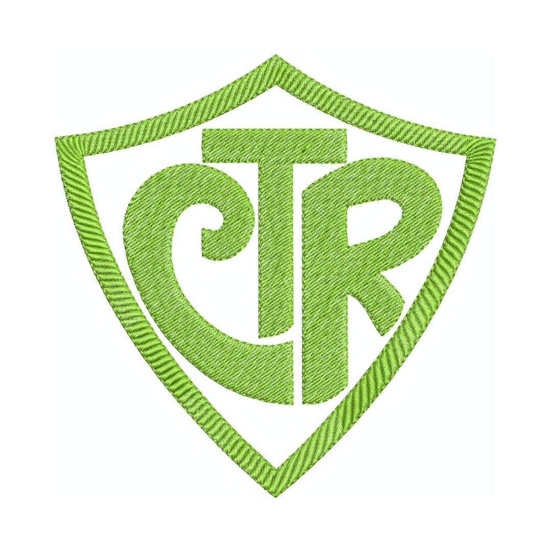 INSTANT DOWNLOAD CTR Fill Stitch With Rippled Rope Shield Embroidery ...