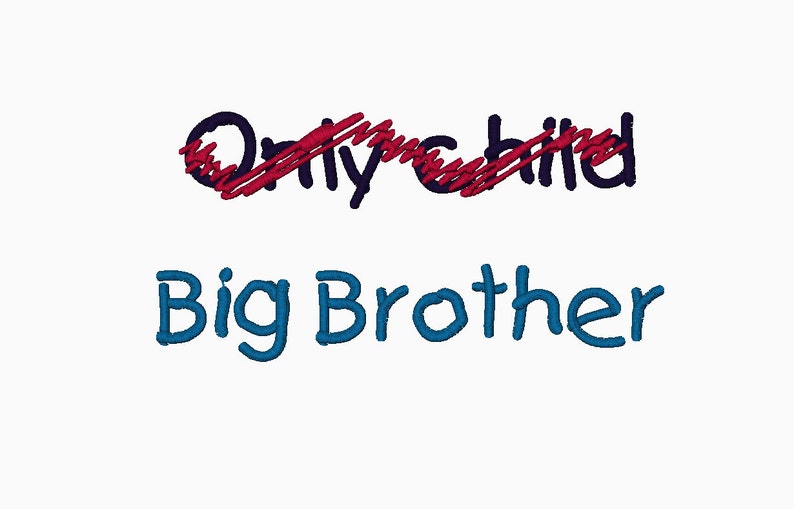 only child big brother