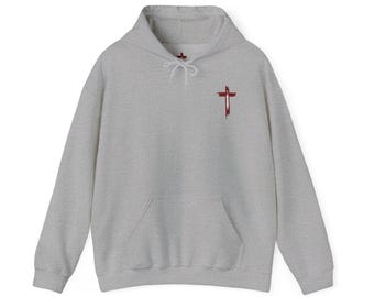 Christ Jesus our Lord hoodie | Romans 8:38-39 Scripture hooded sweatshirt