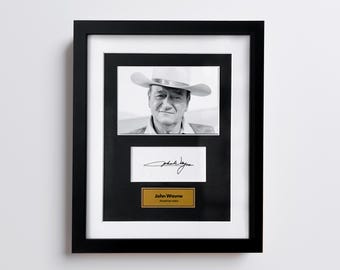 John Wayne Autograph Photo – Signed Photo Facsimile