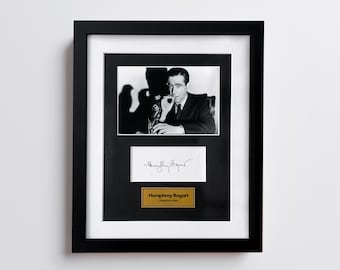 Humphrey Bogart Autograph Photo – Signed Photo Facsimile