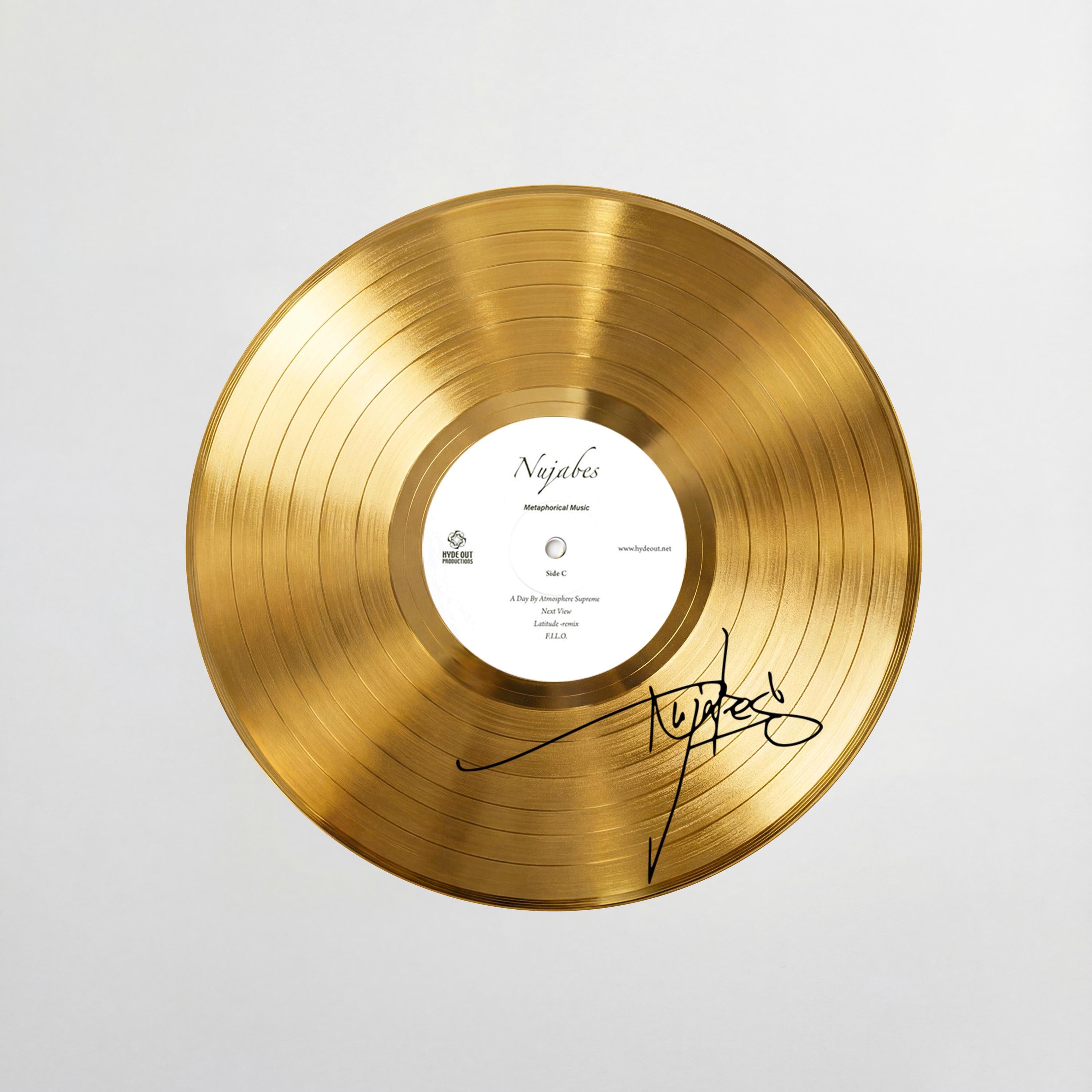 Nujabes Signed Gold Vinyl Record Facsimile - Etsy