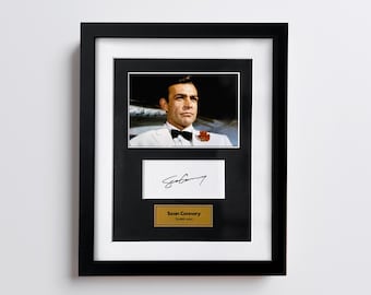 Foto autógrafa de Sean Connery – Facsímil de foto firmada