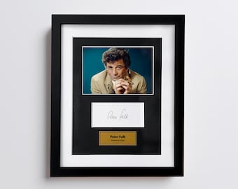 Peter Falk Autograph Photo – Signed Photo Facsimile