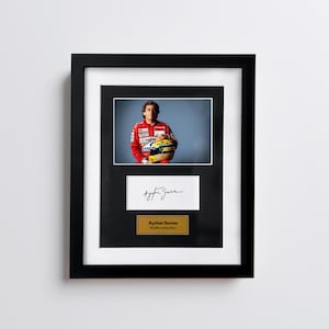 Ayrton senna signed - Etsy 日本