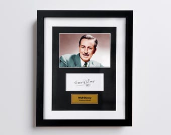 ウォルト・ディズニー直筆サインカード（証明書付き） - Etsy 日本