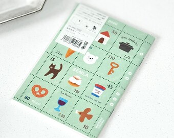 Bloco de Papel para Desenho A6 com Selo - Fukuoka Mariko
