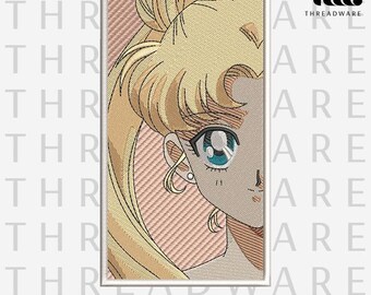 Bunny Embroidery Design | Anime Face Patch (4 Sizes)