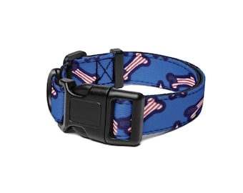 American Flag pet collar