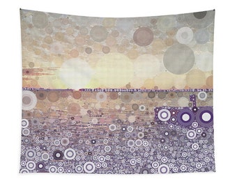 Psychedelic Tapestry, Abstract Tapestry, Trippy Tapestry, Purple and Grey Wall Decor, Tapestry Wall Hanging Boho, Bohemian Decor, Hippiecore