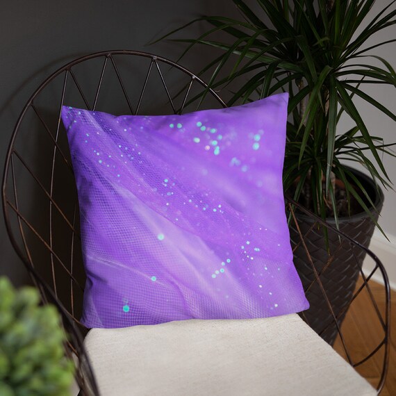 Purple Pillow Cover Pillow with Insert Seinfeld Hair Fashion Design Pillow