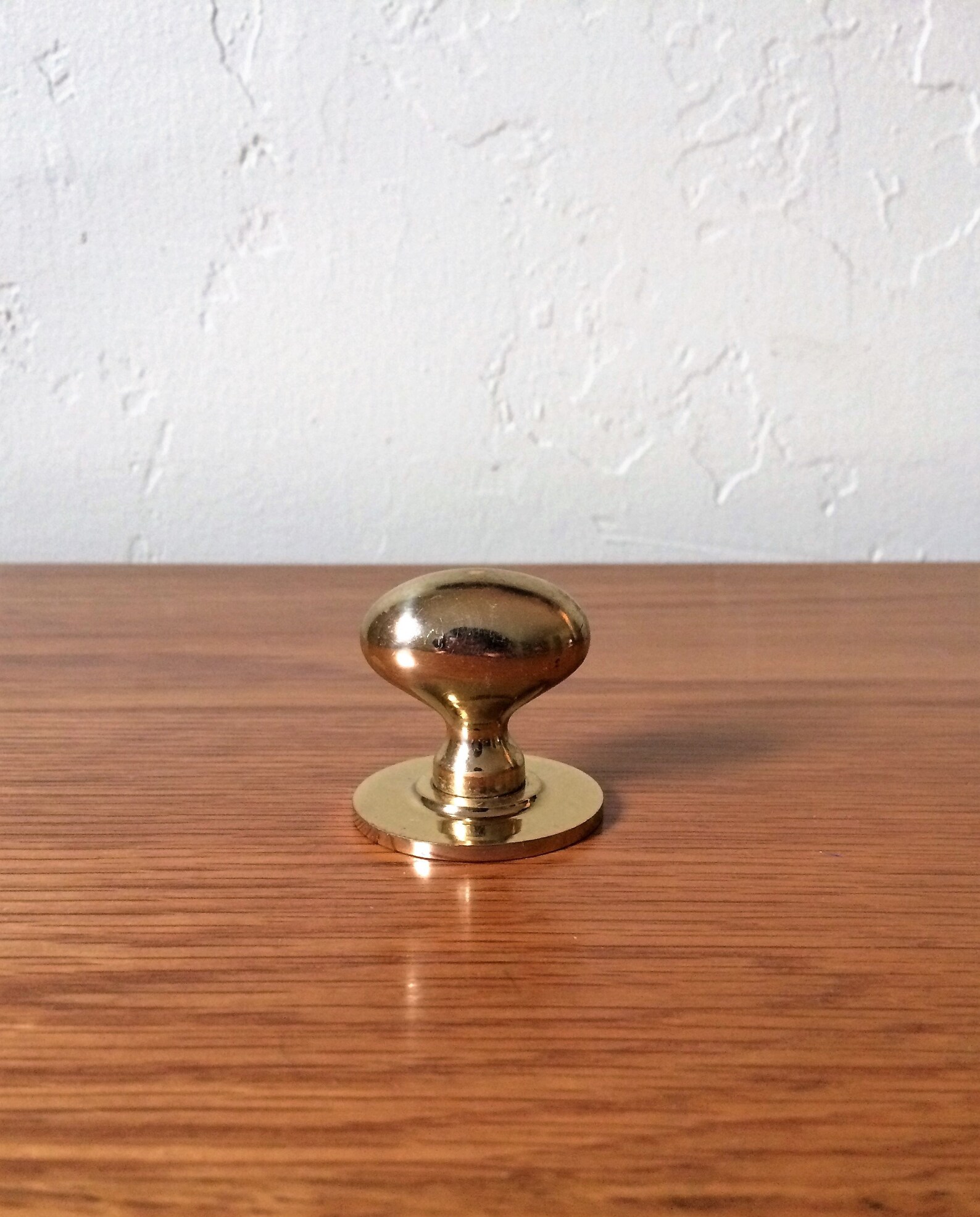 Polished Brass Drawer Pulls With Backplates Sets of 6 Oval Etsy