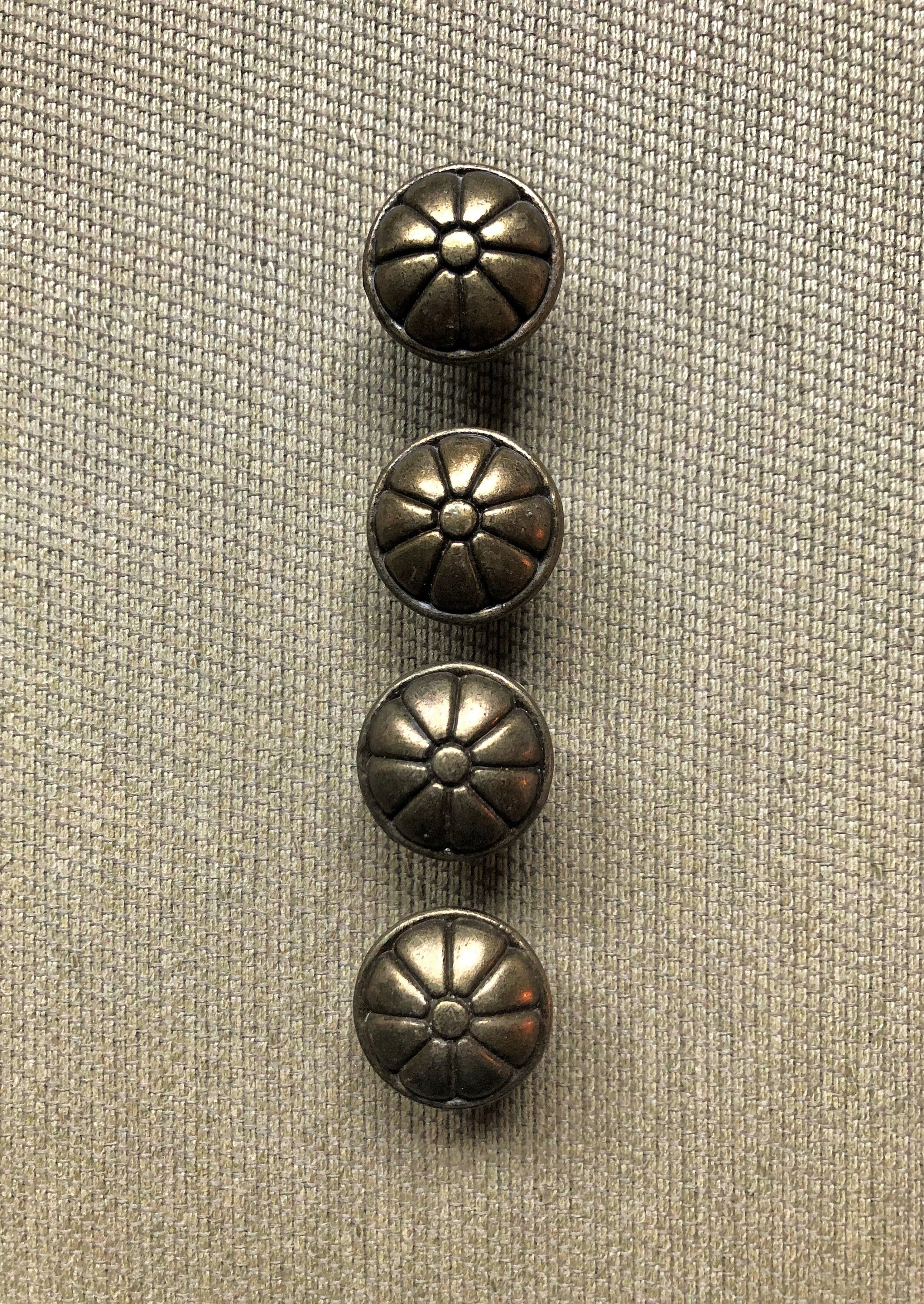 Antique Brass Drawer Pulls With Back Plates Set of 4 Drawer Etsy